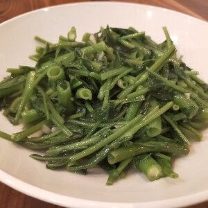 空芯菜（エンサイ）のエスニック風炒め